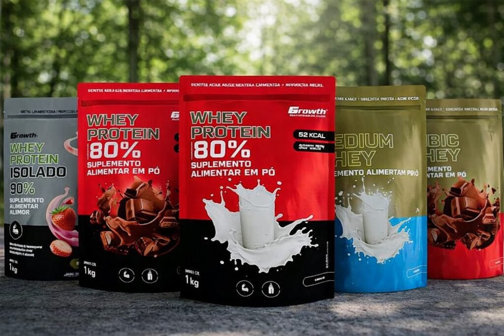 Whey Protein Growth: Guia Completo de Todas as Linhas em 2026
