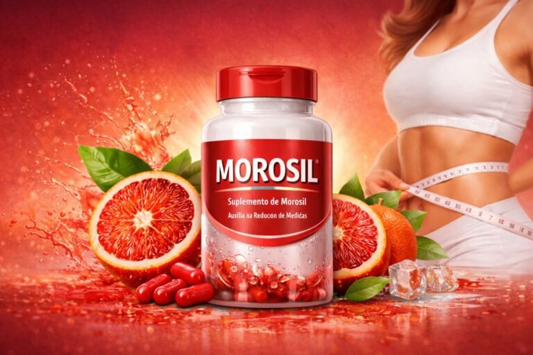 Morosil para que serve? Veja os 10 melhores suplementos com laranja Moro em 2026 Morosil suplemento de laranja moro em cápsulas com frutas cítricas ao redor representando morosil para que serve no auxílio ao metabolismo e controle da gordura corporal.