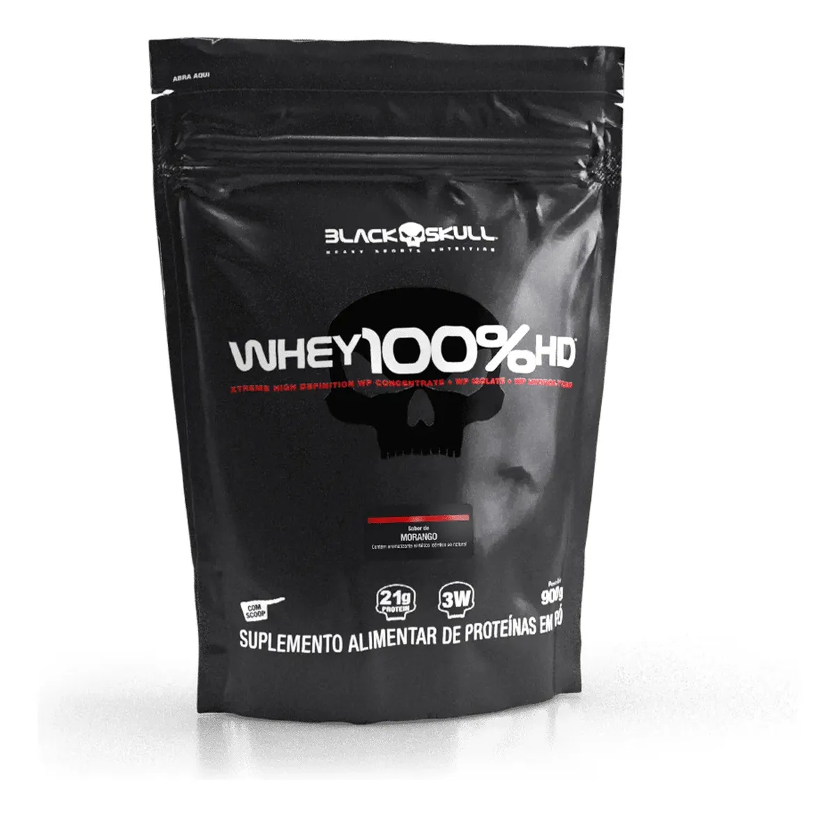 Whey Protein Black Skull 100% HD refil 900g